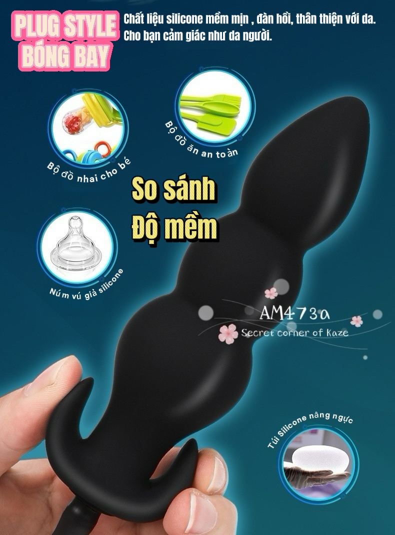 Bơm buttplug giãn nở AM473a
