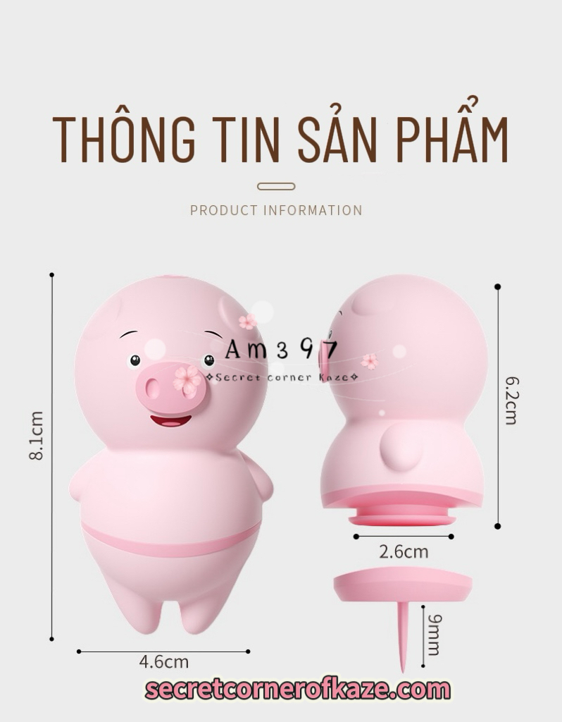 Licking cute pig hút liếm AM397