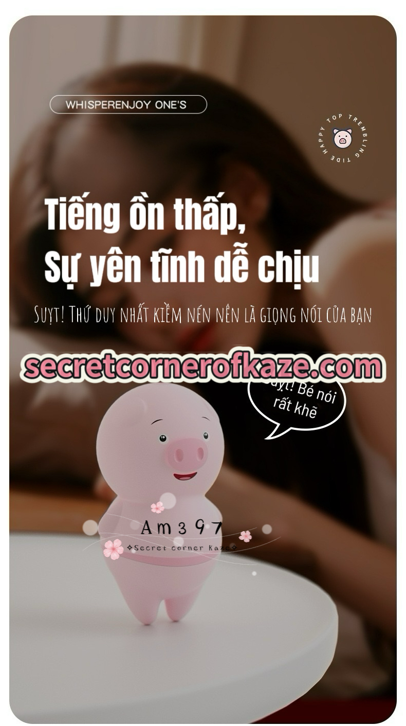 Licking cute pig hút liếm AM397