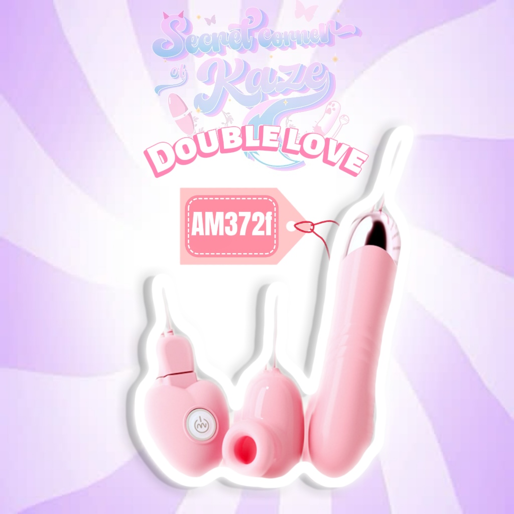 Double love sextoy hút rung AM372f