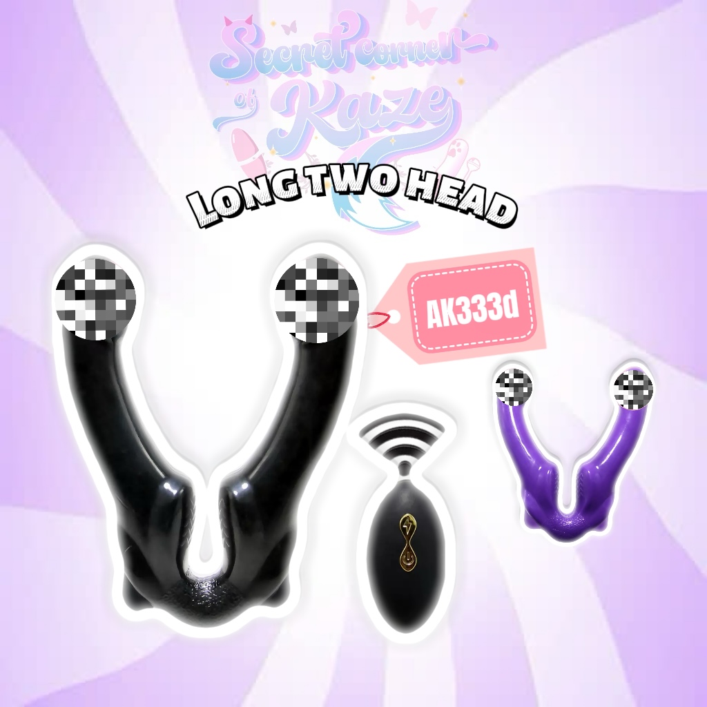Long two head lesbian massage toy AK333d