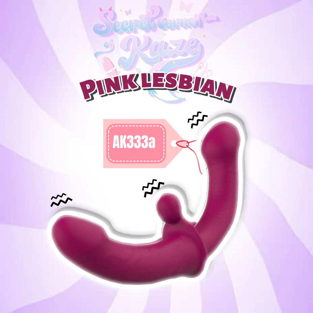 Pink lesbian sextoy rung ba điểm  Ak333a