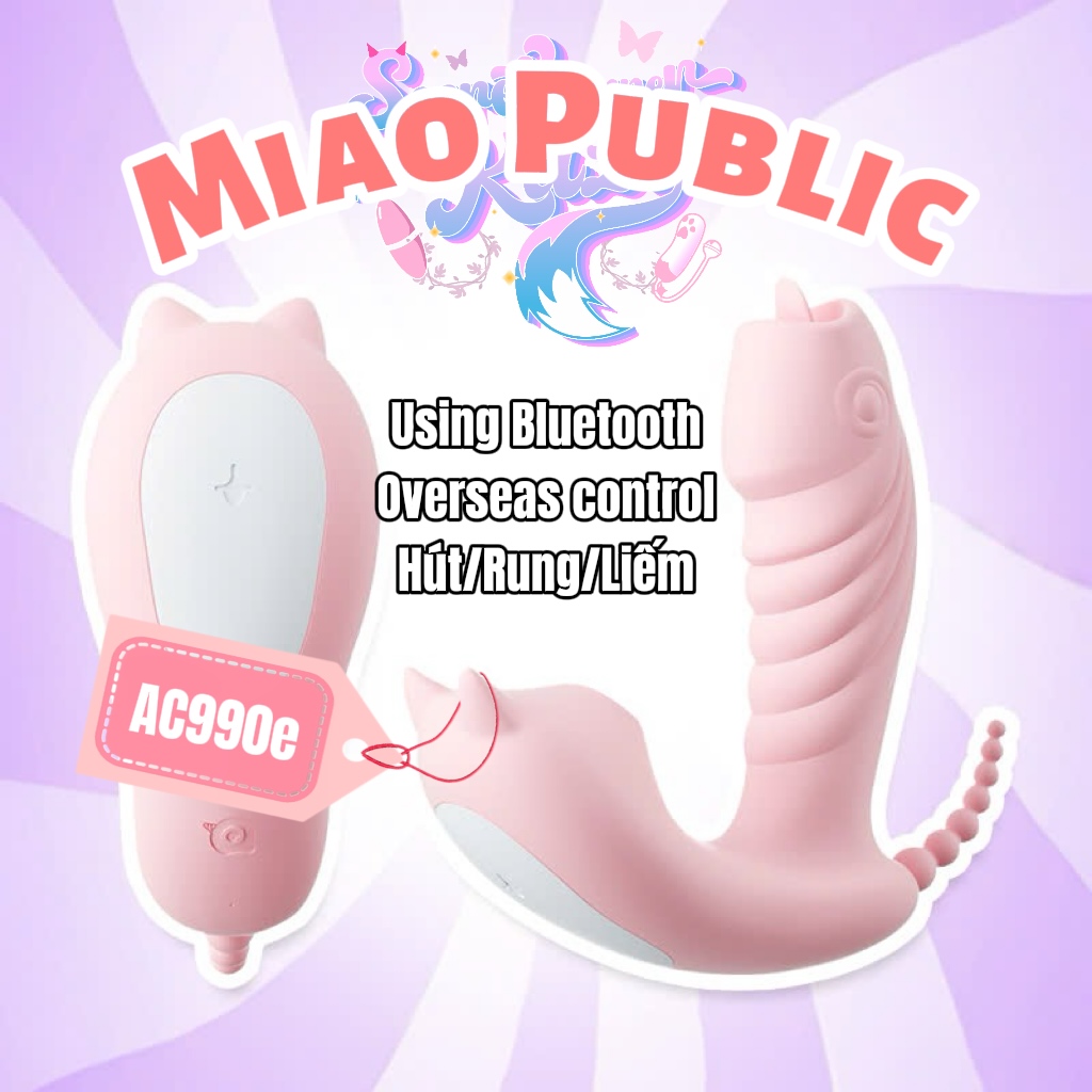 Miao public toy hút rung liếm AC990e