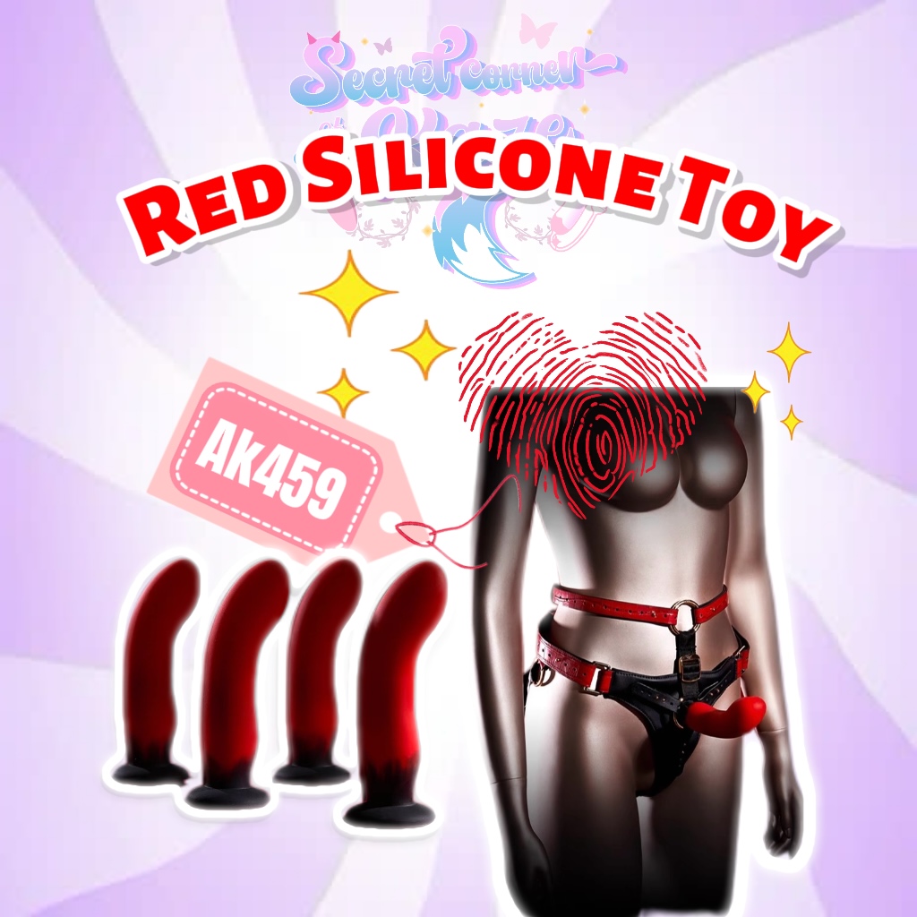 Red silicone toy design AK459