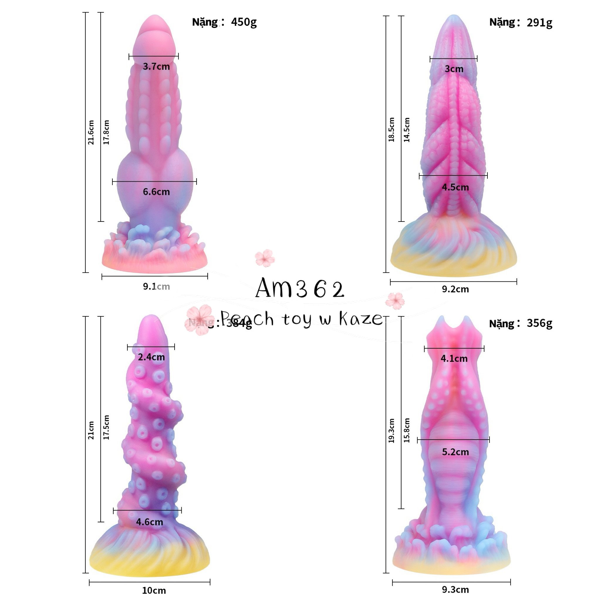 Pink gradient monster Am363