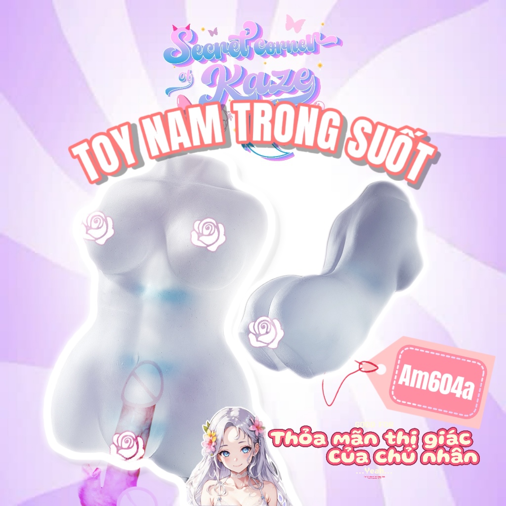 Toy nam trong suốt Am604a