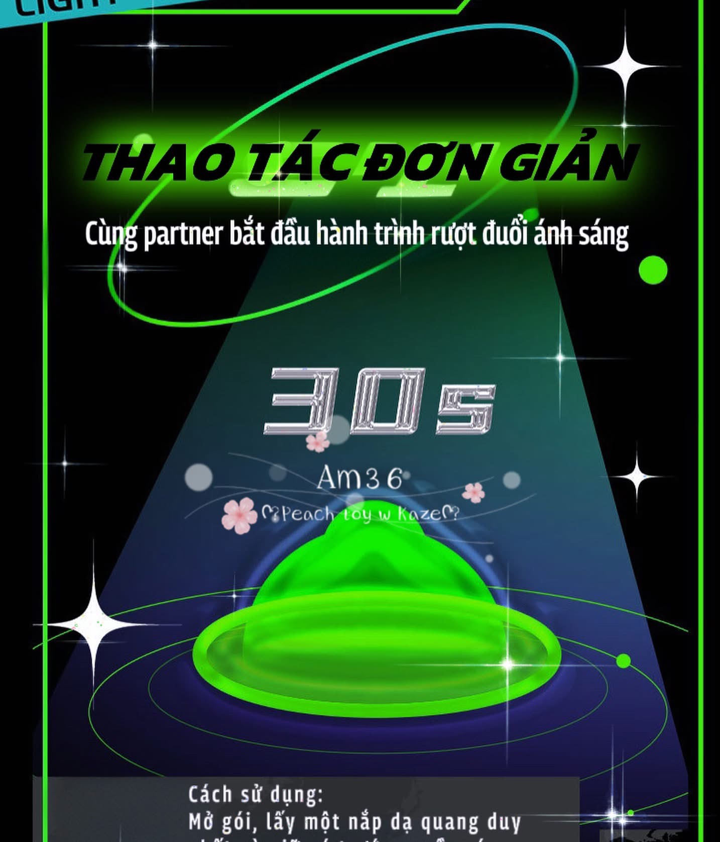 Bao cao su phát quang Am36