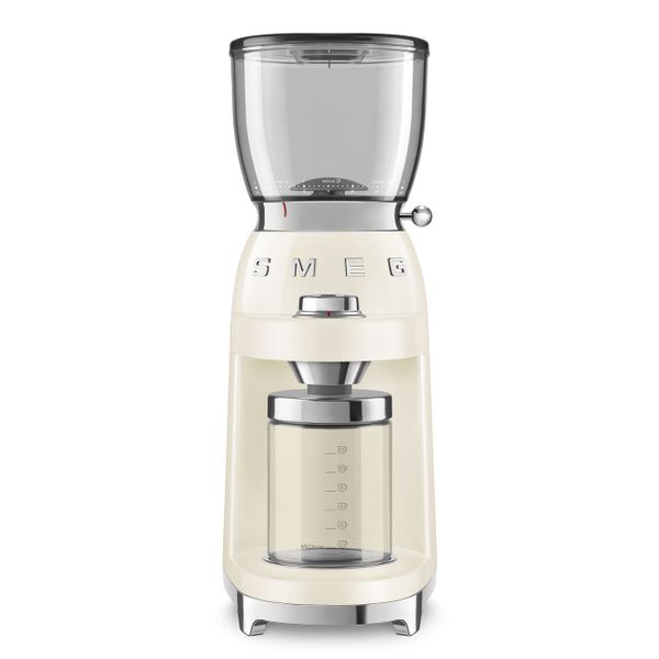 Máy xay cà phê Smeg 50's Style Aesthetic CGF11CR - Smeg - CGF11 không chỉ là một máy xay cà phê, mà còn là người bạn đồng hành tin cậy của