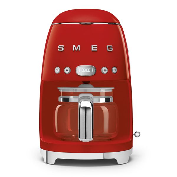 Ấm pha cà phê Smeg 50's Style DCF02RD - Smeg - Ấm pha cà phê lọc Smeg DCF02 cho phép bạn chuẩn bị một tách cà phê thơm ngon, đậ