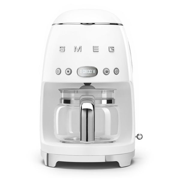 Ấm pha cà phê Smeg 50's Style DCF02WH - Smeg - Ấm pha cà phê lọc Smeg DCF02 cho phép bạn chuẩn bị một tách cà phê thơm ngon, đậ