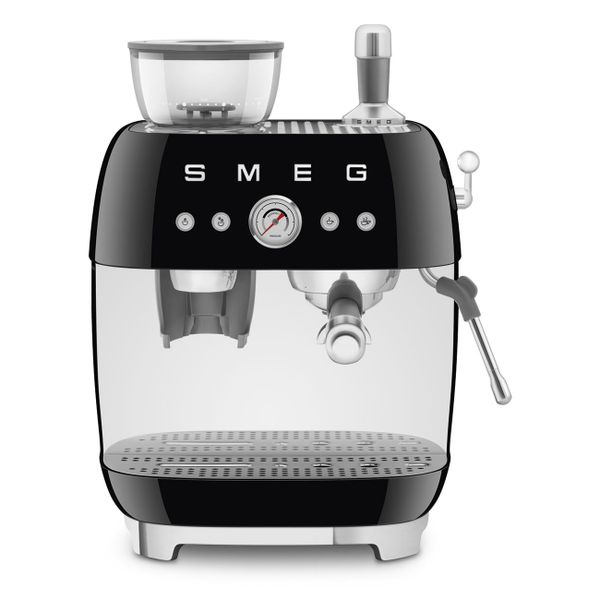 Máy pha cà phê có tích hợp máy xay Smeg 50's Style EGF03BL - Smeg - Trở thành barista tại chính ngôi nhà của bạn: Máy pha cà phê Espresso thủ công S