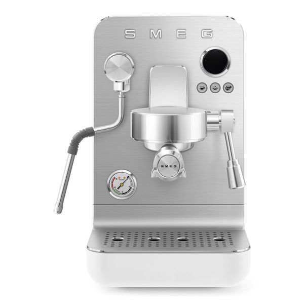 Máy pha cà phê chuyên nghiệp mini Smeg Collezione EMC02WHMEU - Smeg - Biến không gian bếp thành một quán cà phê Ý thu nhỏ: Máy pha cà phê Smeg Collezi