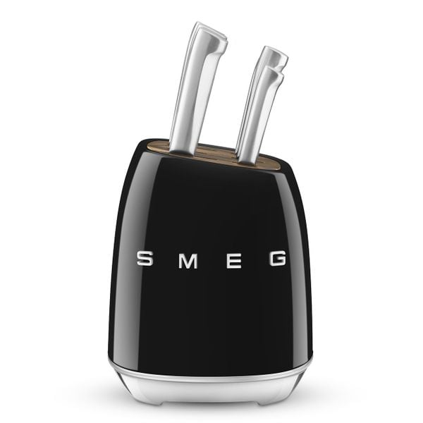 Bộ dao 6 món Smeg 50's Retro Style KBSF02BL - Smeg - Bộ dao 6 món Smeg 50's Retro Style KBSFBL bao gồm: 1 giá đỡ bằng gỗ keo + 6 dao 