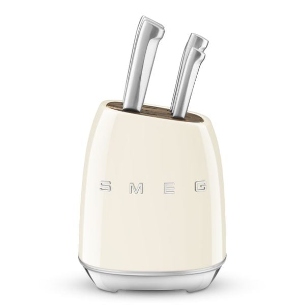 Bộ dao 6 món Smeg 50's Retro Style KBSF02CR - Smeg - Bộ dao 6 món Smeg 50's Retro Style KBSFCR bao gồm: 1 giá đỡ bằng gỗ keo + 6 dao 
