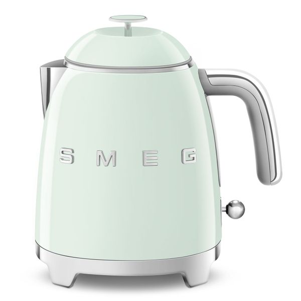 Ấm đun siêu tốc mini hiệu Smeg model KLF05PGEU màu xanh mint - Smeg - Ấm đun siêu tốc mini Smeg 50's Retro StyleẤm đun nước nhỏ gọn với dung tích 0.8L