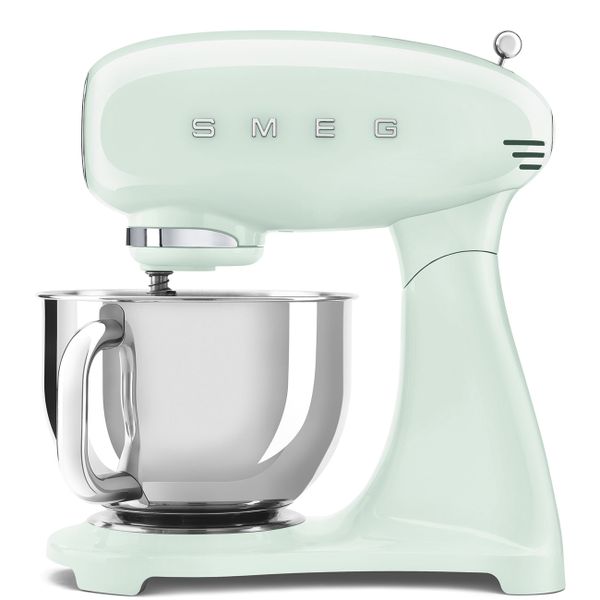 Máy trộn bột đa năng Smeg 50's Style Aesthetic SMF03PGEU - Smeg - Tái hiện lại không khí bếp núc của những năm 1950 với chiếc máy trộn bột đa năng
