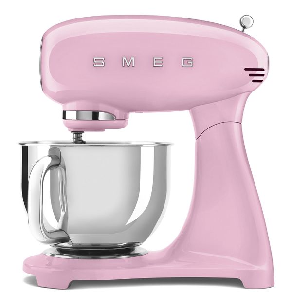Máy trộn bột đa năng Smeg 50's Retro Style Aesthetic SMF03PK - Smeg - Tái hiện lại không khí bếp núc của những năm 1950 với chiếc máy trộn bột đa năng