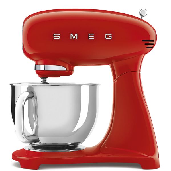 Máy trộn bột đa năng Smeg 50's Style Aesthetic SMF03RDEU - Smeg - Tái hiện lại không khí bếp núc của những năm 1950 với chiếc máy trộn bột đa năng