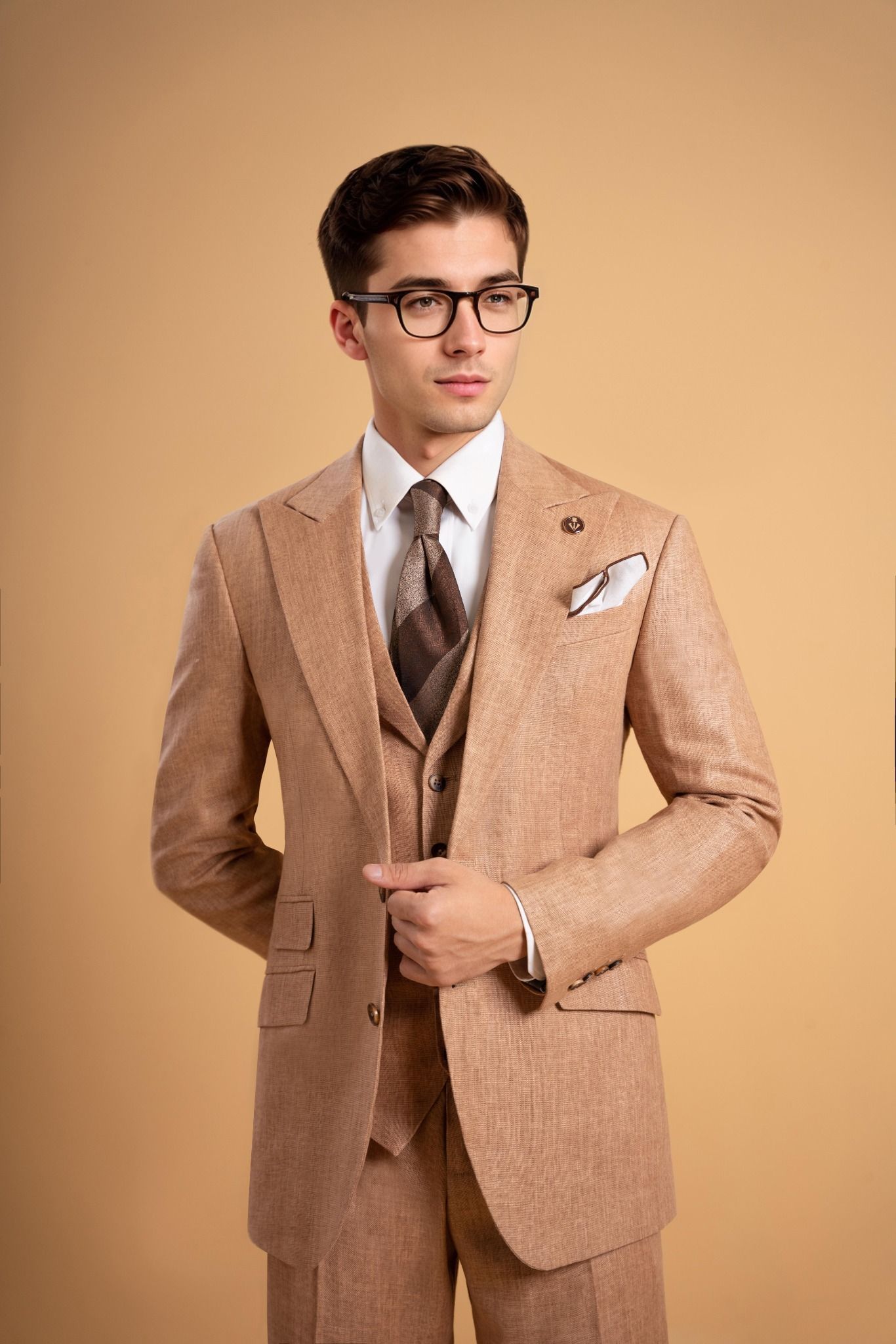 Áo vest nâu đất - AVTN06