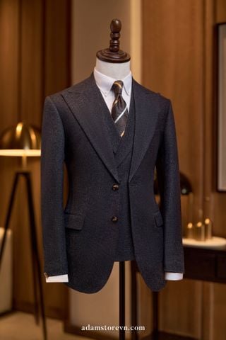 Áo vest ghi đen trơn - AV394