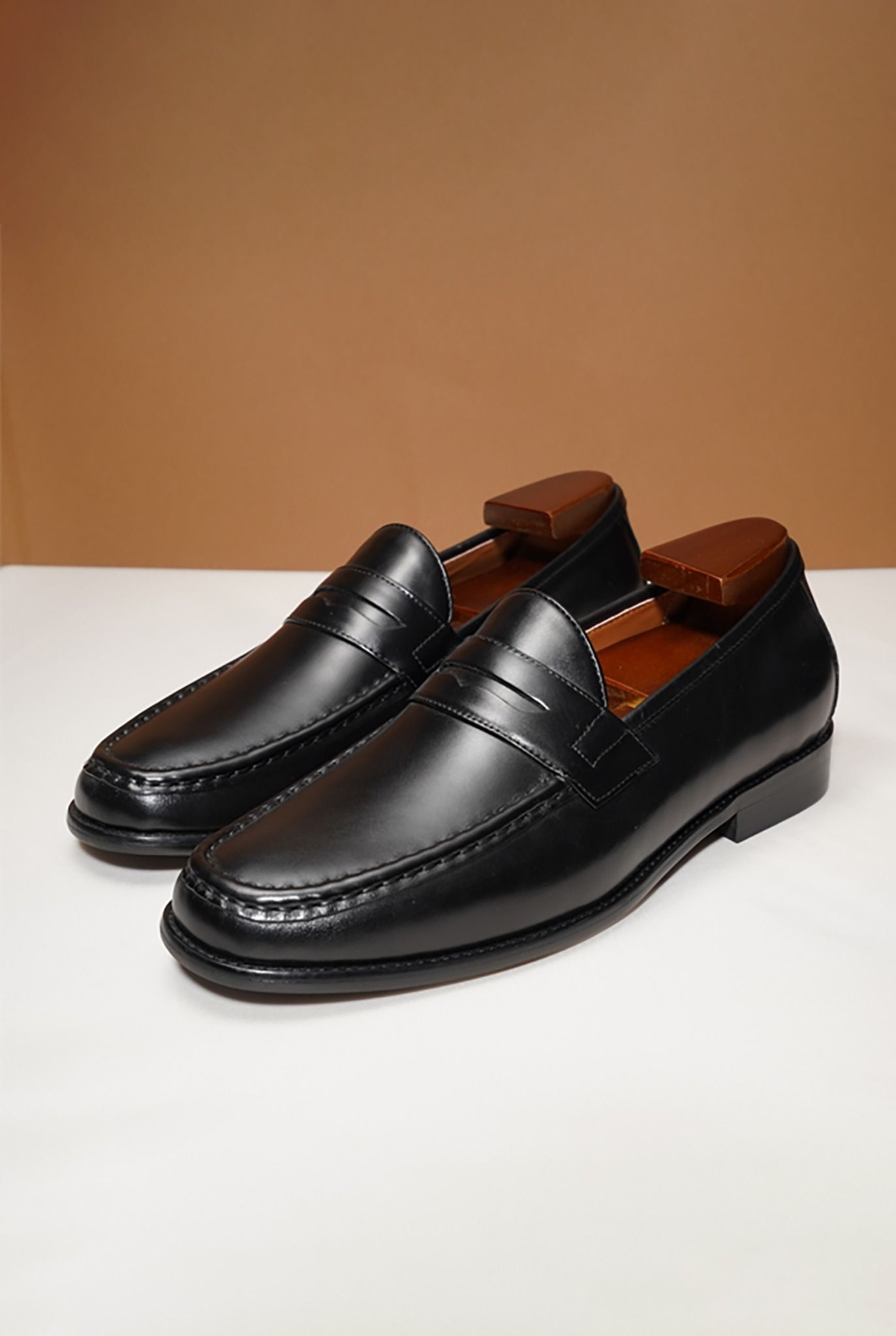 Giày lười Adam Loafer đen - GAD003D