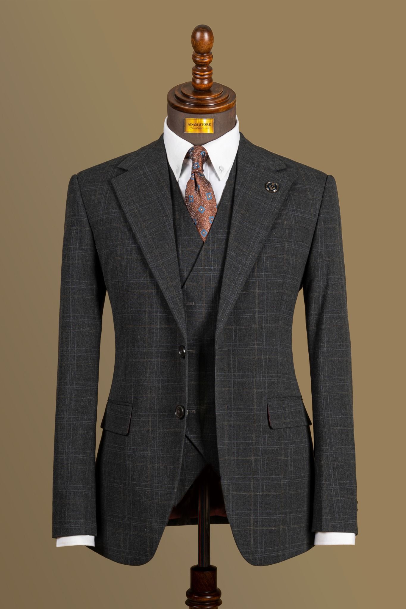Áo Vest Adam Ghi Kẻ Chìm - Avlh69
