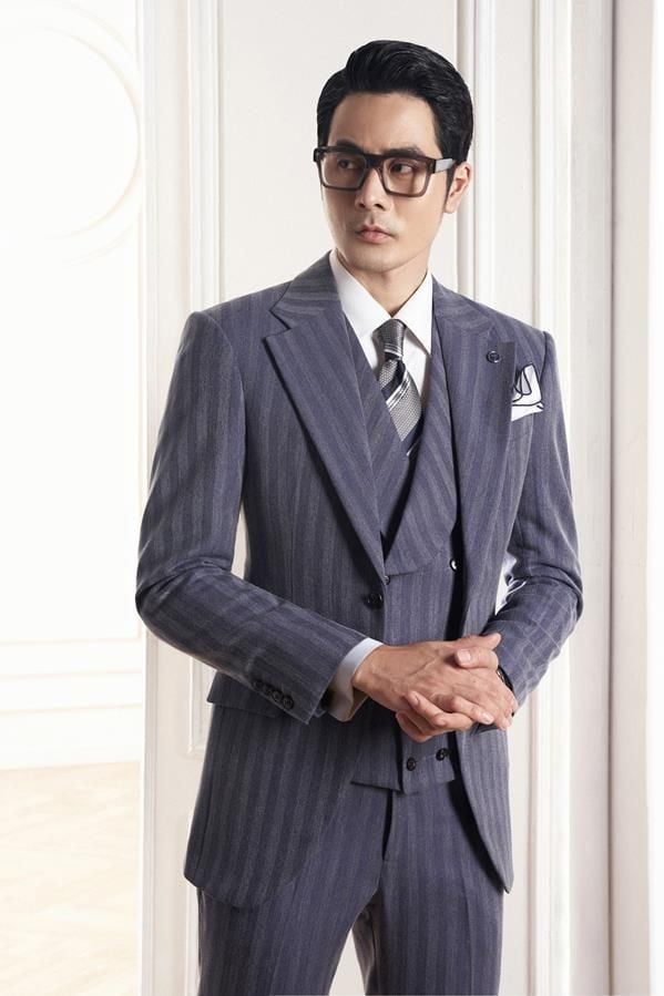 Áo Vest Adam Xanh Họa Tiết Stripe - Av324