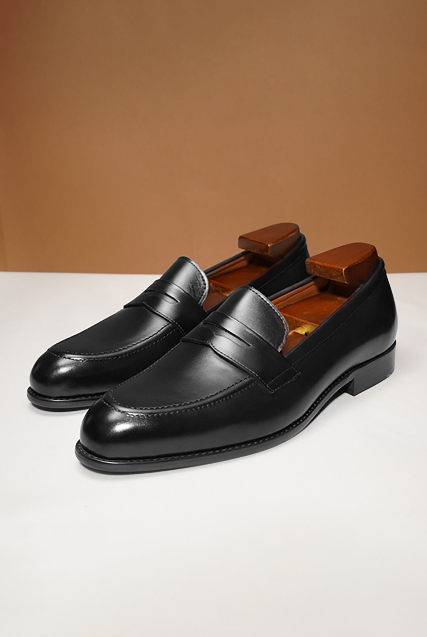 GIÀY LƯỜI DA ĐEN ADAM LOAFER - GAD001D