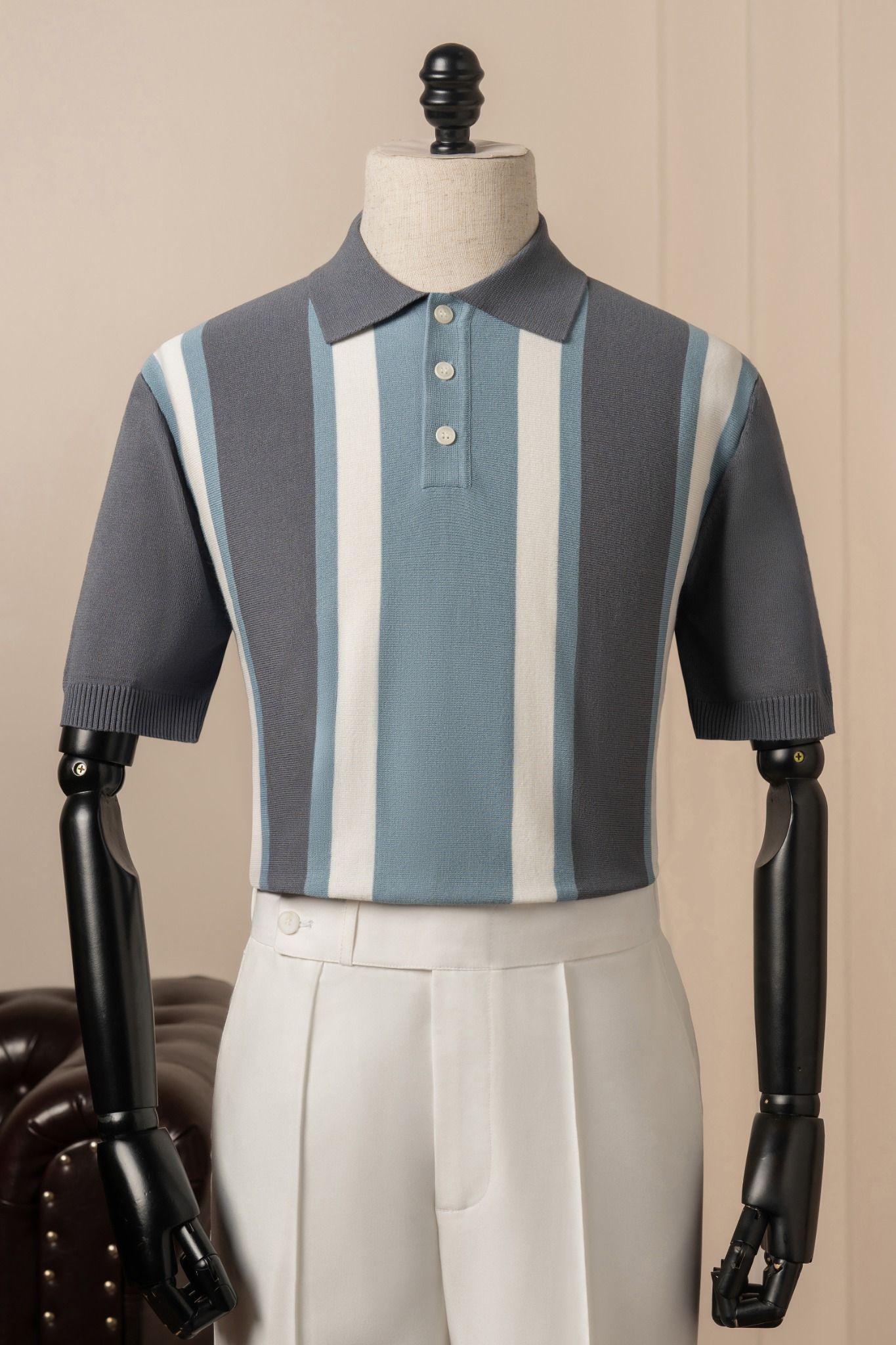 Áo mongtoghi họa tiết kẻ sọc - AP195