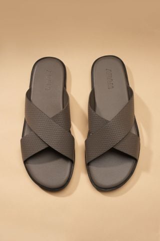 Dép quai chéo ghi - DAD006G