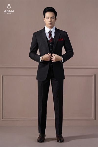 Áo Vest Adam Ghi Tối Xước Dark Gray - Av243