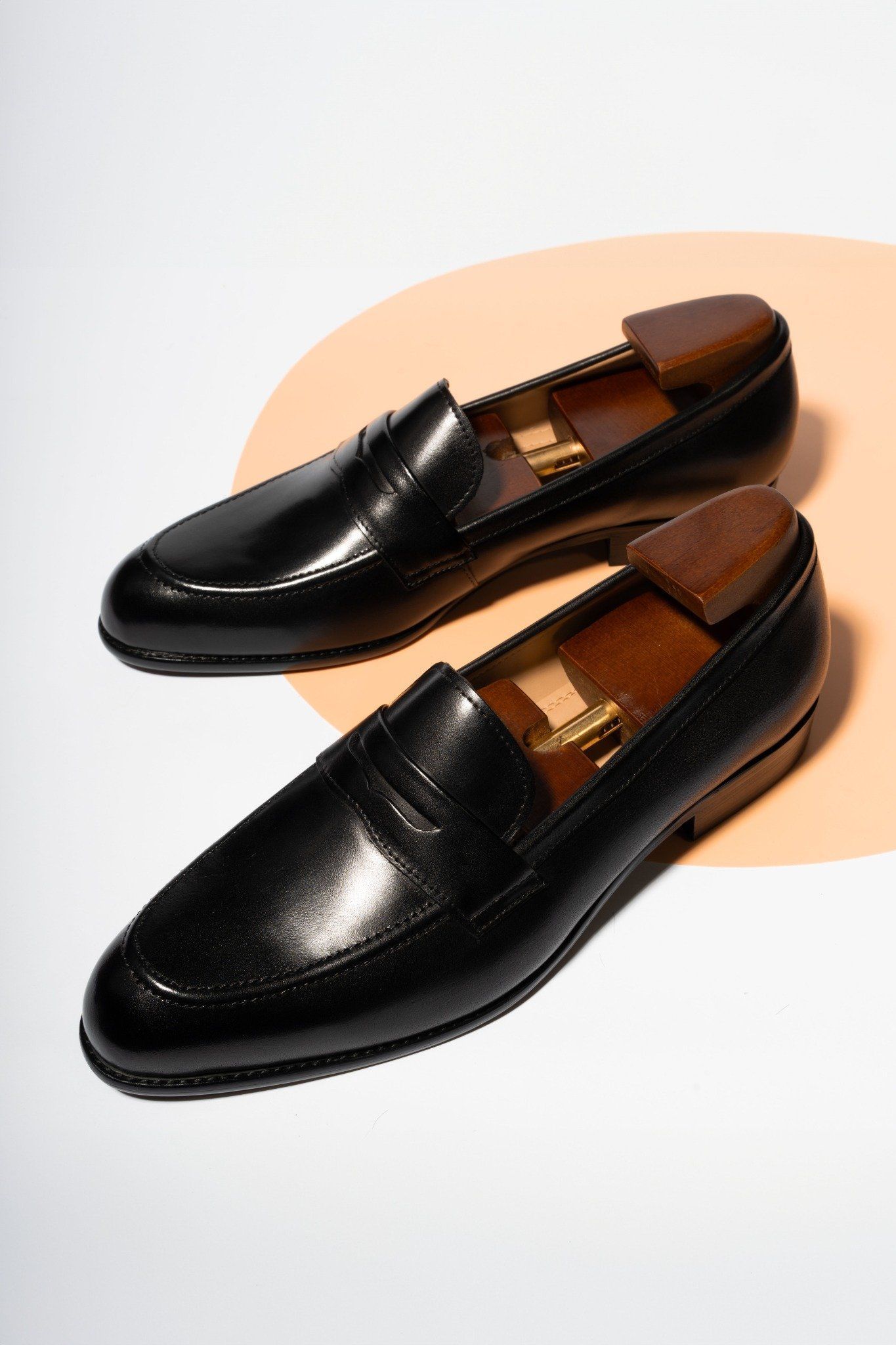 GIÀY LƯỜI DA ĐEN ADAM LOAFER - GAD001D