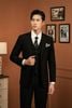 Áo Vest Adam Đen Kẻ Ô Chìm - Av252