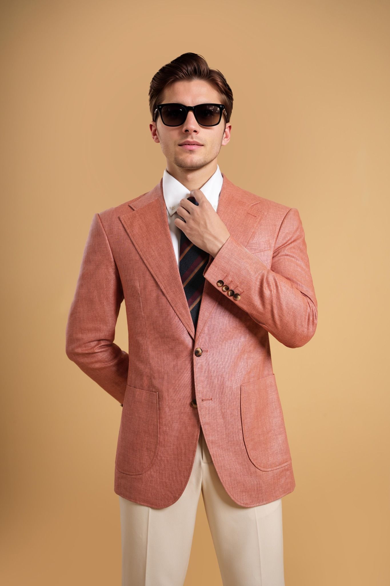 Áo vest hồng cam - AVTN05