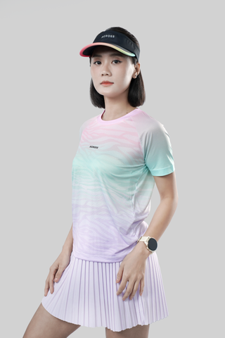  Áo thun thể thao chạy bộ ZEBRA RUNNING thấm hút siêu nhẹ Across 