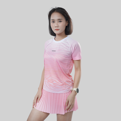  Áo thun thể thao chạy bộ ZEBRA thấm hút siêu nhẹ Across 