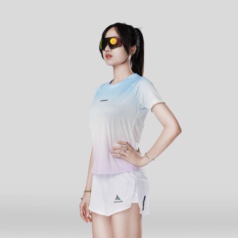  Áo thun thể thao chạy bộ THE SÓNG NỮ thấm hút siêu nhẹ Across 