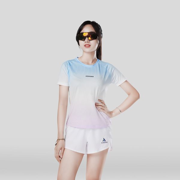  Áo thun thể thao chạy bộ THE SÓNG NỮ thấm hút siêu nhẹ Across 