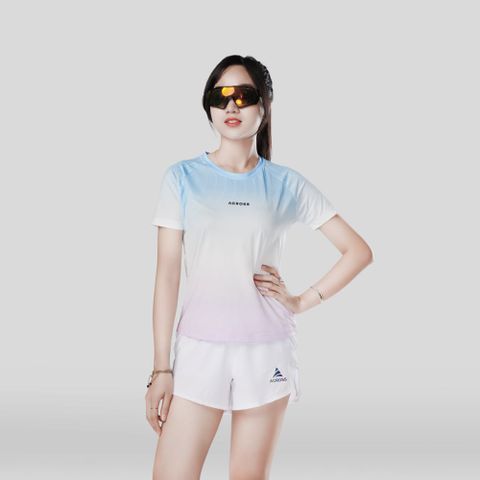  Áo thun thể thao chạy bộ THE SÓNG NỮ thấm hút siêu nhẹ Across 