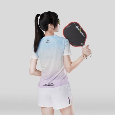  Áo thun thể thao chạy bộ THE SÓNG NỮ thấm hút siêu nhẹ Across 