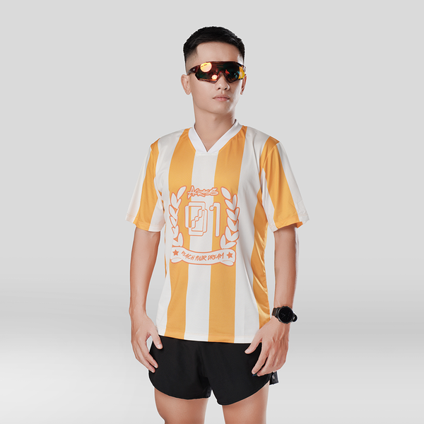  Áo thun thể thao chạy bộ STRIPER COLOR thấm hút siêu nhẹ Across 
