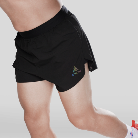  Quần thể thao chạy bộ ULTRA FAST ĐEN thấm hút siêu nhẹ Across 