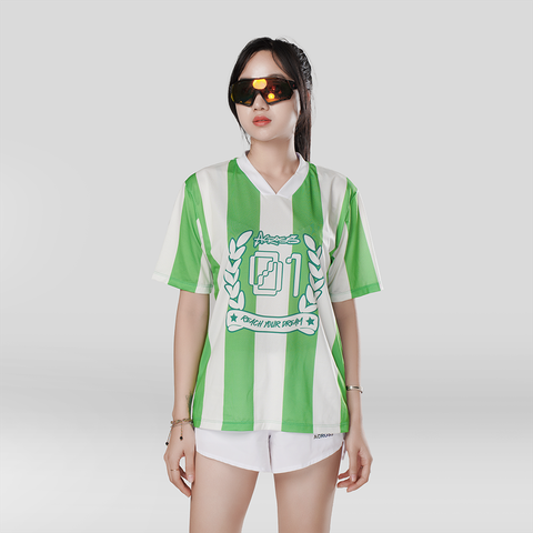  Áo thun thể thao chạy bộ STRIPER COLOR  thấm hút siêu nhẹ Across 