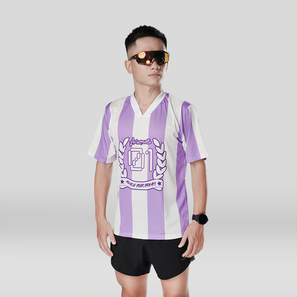  Áo thun thể thao chạy bộ STRIPER COLOR thấm hút siêu nhẹ Across 