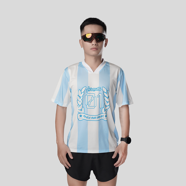  Áo thun thể thao chạy bộ STRIPER COLOR thấm hút siêu nhẹ Across 