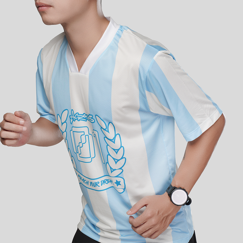  Áo thun thể thao chạy bộ STRIPER COLOR thấm hút siêu nhẹ Across 