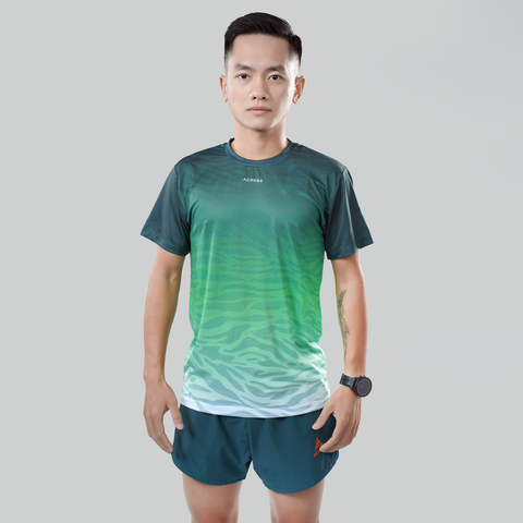  Áo thun thể thao chạy bộ ZEBRA RUNNING thấm hút siêu nhẹ Across 