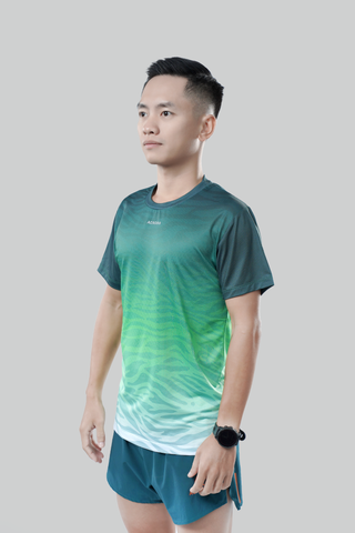  Áo thun thể thao chạy bộ ZEBRA RUNNING thấm hút siêu nhẹ Across 