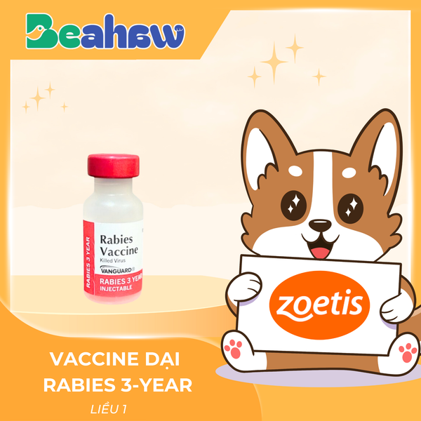 Vaccine Dại Vanguard Rabies-3Y – Beahaw
