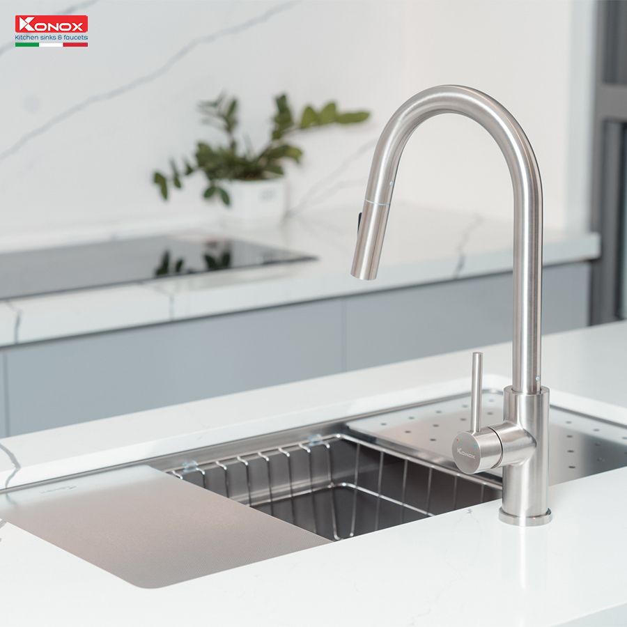 Chậu rửa bát chống xước Workstation Sink – Undermount Sink KN8644SU Dekor